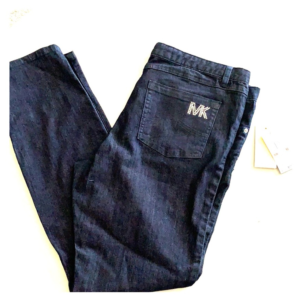 Michael Kors NWT Dark Indigo Jeans Size 12